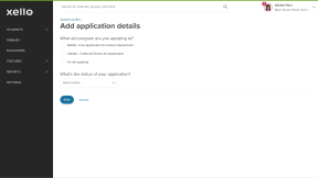 The Add application details page. Question is asking which aid program they're applying to.